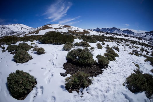 Scenic mountain landscape photo