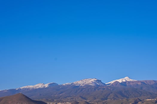 Scenic mountain landscape photo
