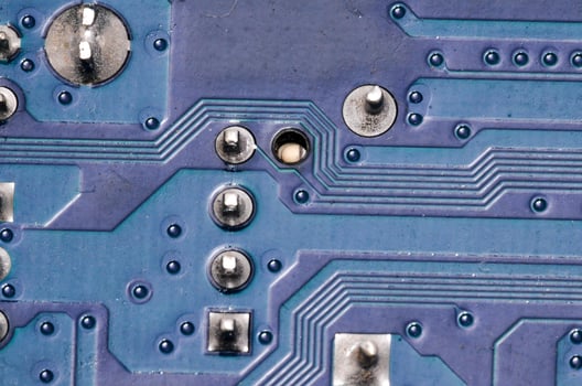 Computer circuit texture background photo