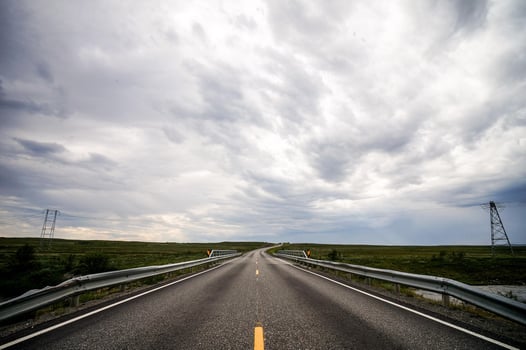 Road in the summer photo