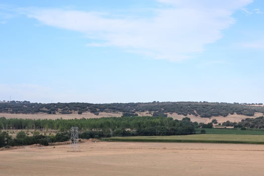Rural landscape view photo