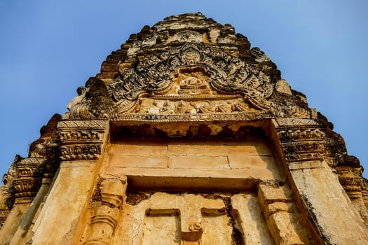 Thai temple view photo