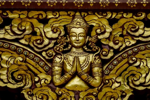 Temple decor detail photo