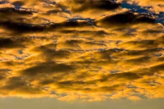 Colourful sunset sky photo