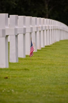 Memorial grave site photo