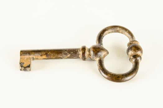 Old gold key photo