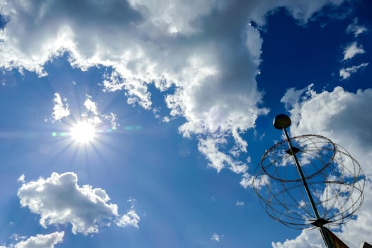 Blue sky view photo