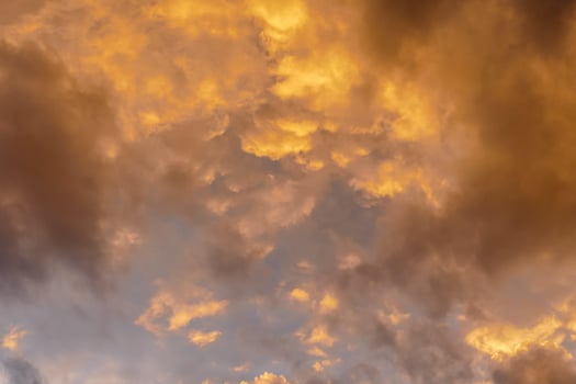 Colourful sunset sky photo