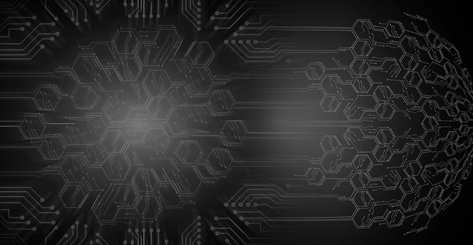 cyber circuit future technology concept background photo