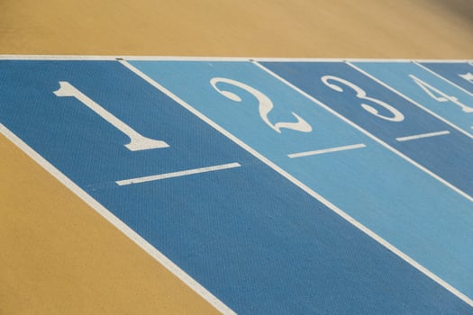 Numbers on running Field photo
