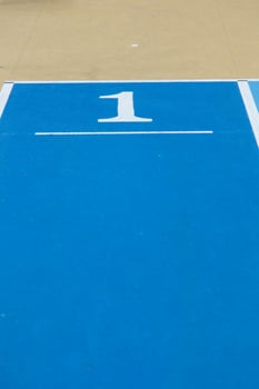 Numbers on running Field photo