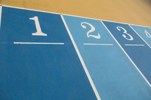 Numbers on running Field photo