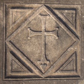Cross in Kaunos Church photo