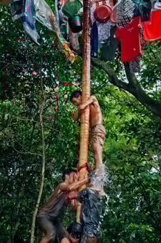 Pamulang, August 17, 2022. Various competitions to commemorate Indonesia's independence day were carried out in a simple but still lively manner. photo