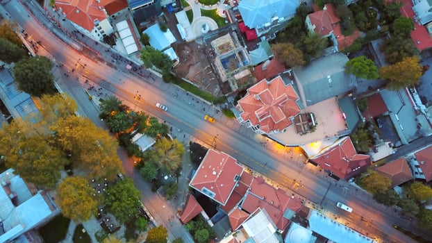 aerial photography of the city photo
