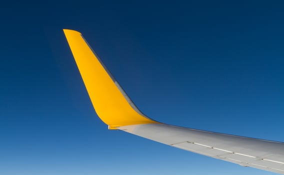 Airplane Wing and Wingtrip photo