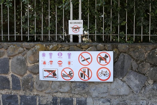 Nahariya Israel May 15, 2019. Road signs and signs in Israel. photo