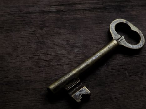 photo of an old key