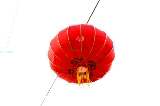 Chinese red lantern photo