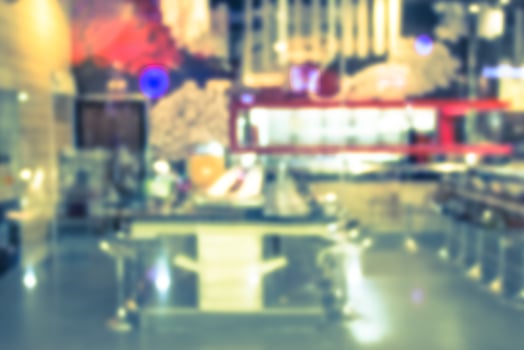 restaurant blur background,vintage effect style photo