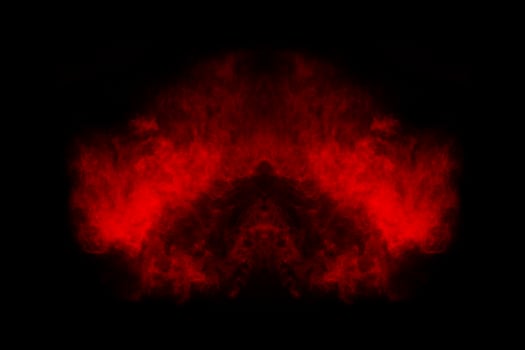 Textured Smoke, Abstract red photo