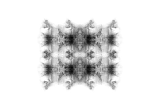 Textured Smoke,Abstract black,isolated on white background photo