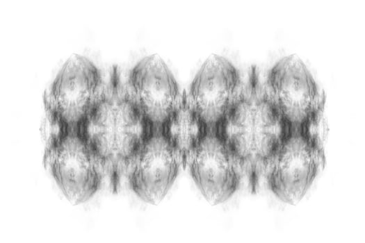 Textured Smoke,Abstract black,isolated on white background photo