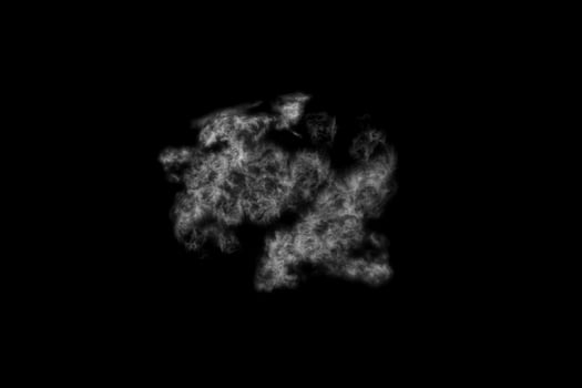 Textured Smoke,Abstract black,isolated on black background photo