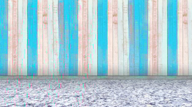 wood wall and marble floor photo