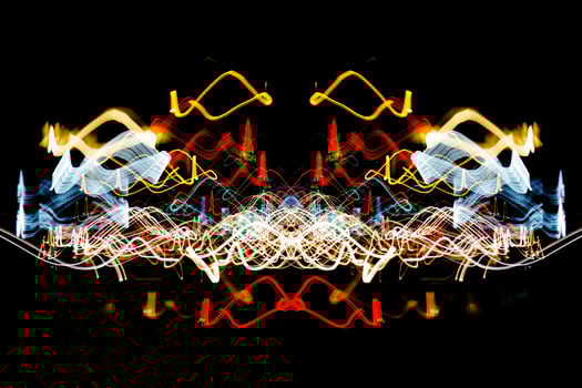 Night light line,abstract background photo