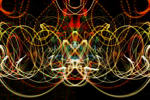 Night light line,abstract background photo