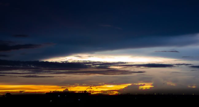Abstract cloudy background, beautiful natural streaks of sky and clouds,Red sky at sunset photo