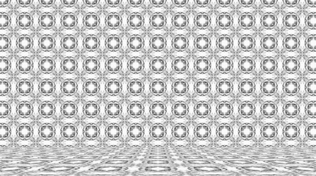 gray room with abstract pattern photo