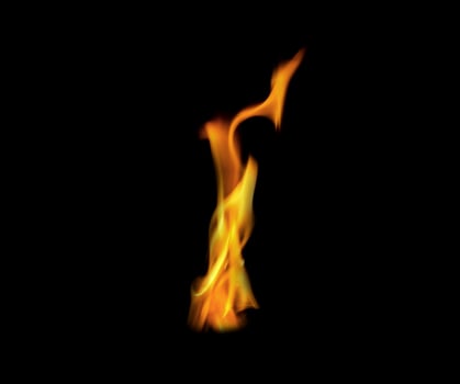 Fire flames background photo