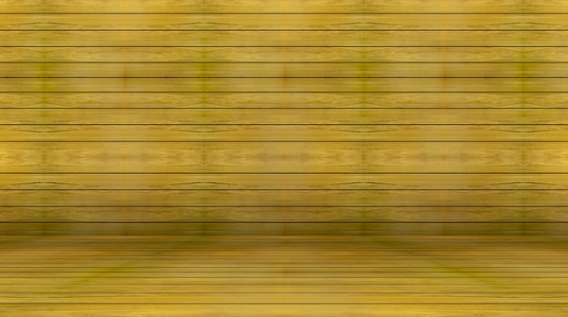 Golden wall and floor room wood background photo