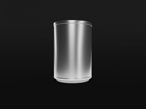 Can Food Mockup 3D Rendering  Design photo