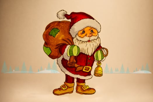 Christmas card. Merry Christmas holiday card. photo