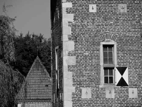 old castle in the german muensterland photo