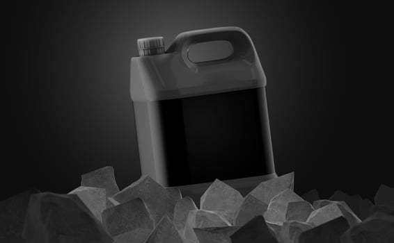 Gallon mockup design photo
