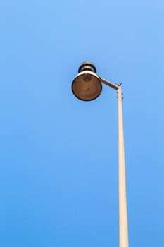 street lamp illuminating photo