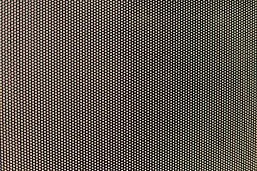 Film on glass of mesh texture. Advertising film from inside interior of bus. photo