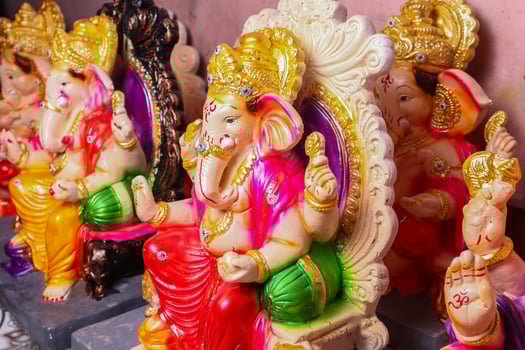 Happy Ganesh Chaturthi, Hindu God Ganesha. photo