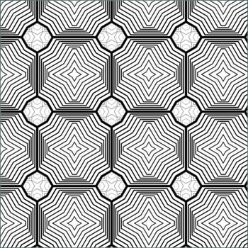 Illustration design Seamless Geometric pattern photo