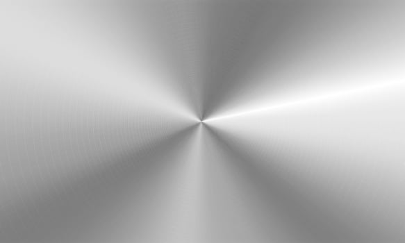 Radial metal silver, chrome and aluminium texture background photo