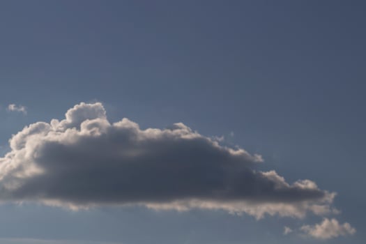 Clouds in sky. Air in summer. White cloud. photo