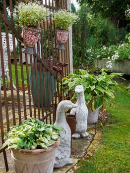 nice garden in germany photo
