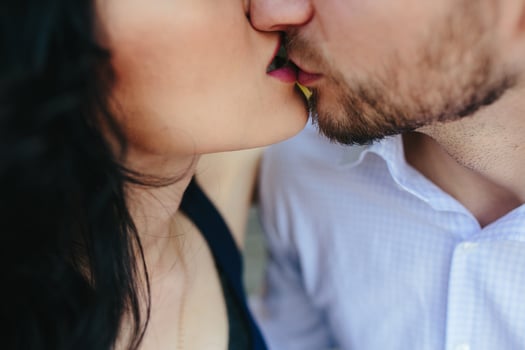 Couple outdoor portrait photo