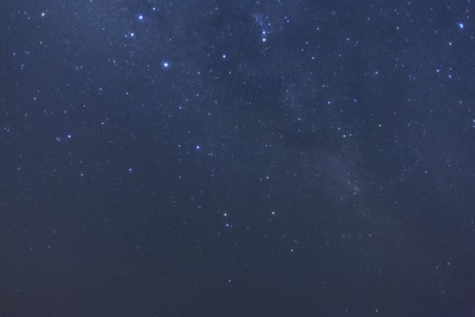Milky way galaxy with stars and space dust in the universe photo