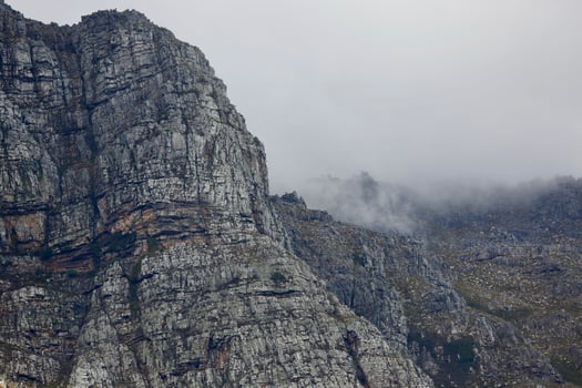 Mountain landscape on a cloudy day photo