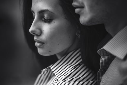 Couple together view photo